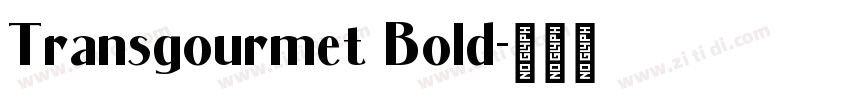 Transgourmet Bold字体转换